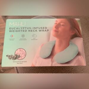 Eucalyptus infused weighted neck wrap
